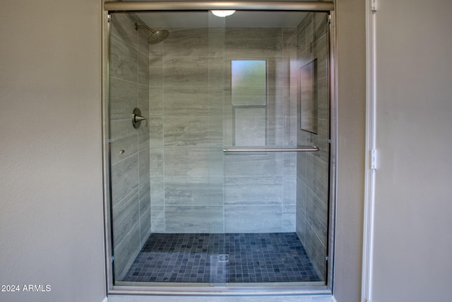 bathroom with walk in shower