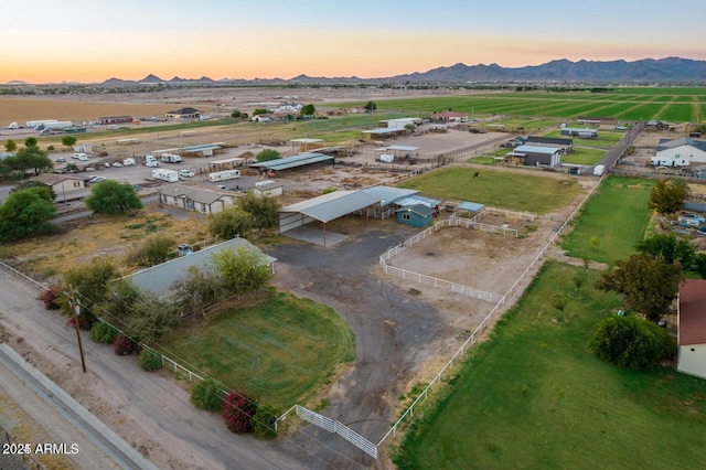 22914 W Sunland Ave, Buckeye, AZ 85326 - aerial view at dusk of a mountain view