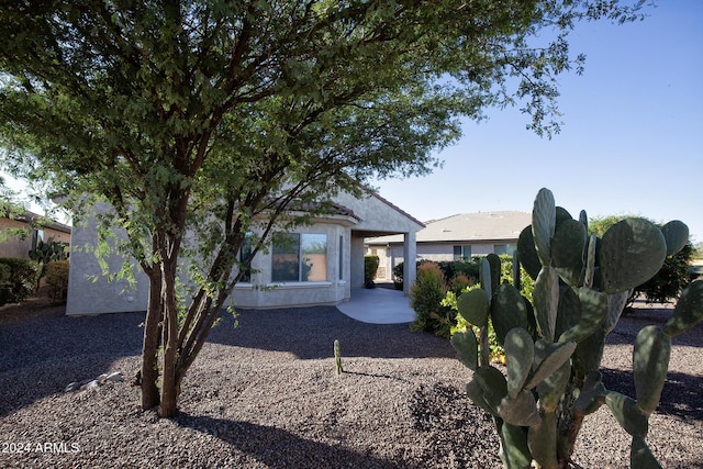 back of house featuring a patio area