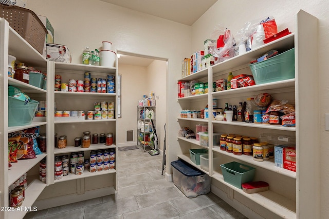 view of pantry