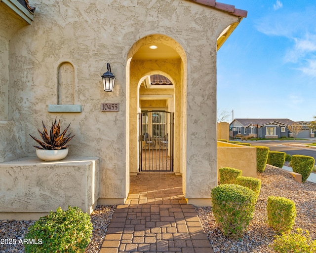 view of entrance to property