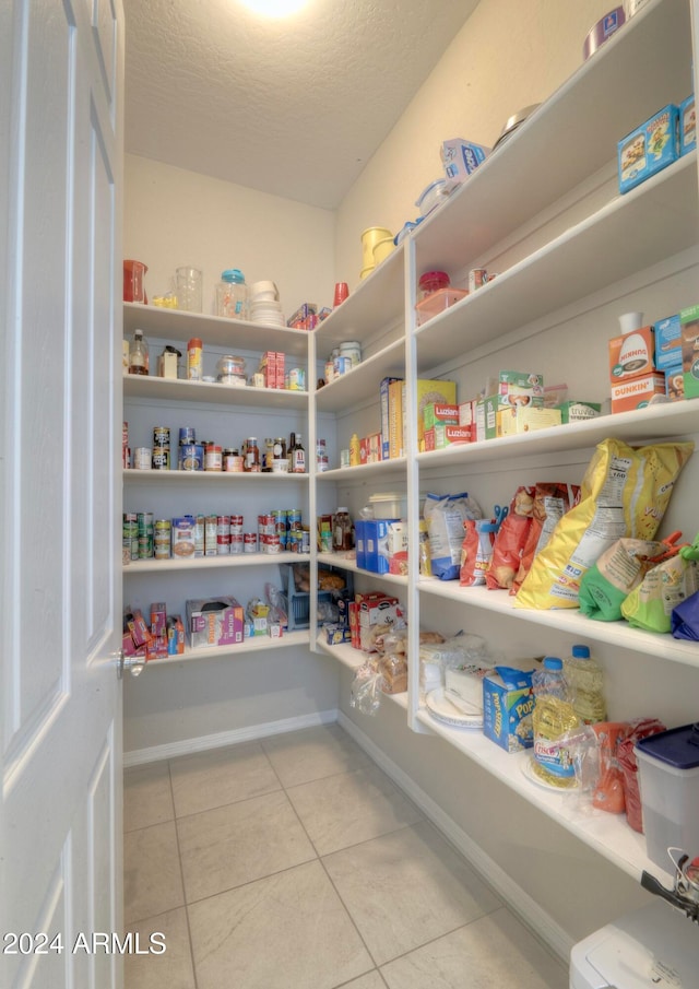 view of pantry