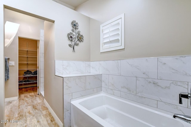 bathroom with a bathtub