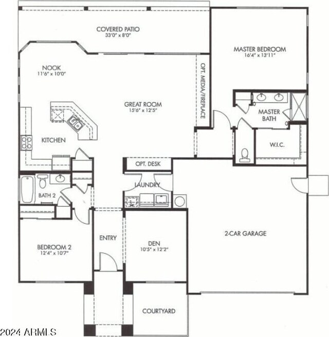 16918 S 180th Dr, Goodyear, AZ 85338 - laundry area featuring laundry area and washer and dryer
