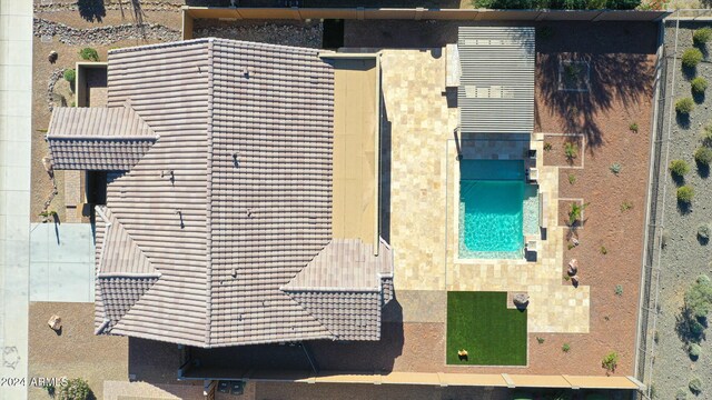 16918 S 180th Dr, Goodyear, AZ 85338 - back of house with a fenced backyard, a patio, and a pergola