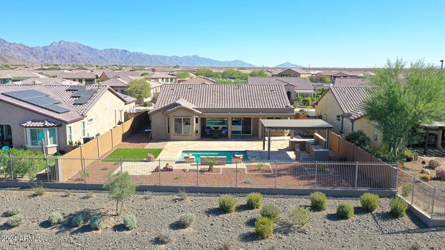 16918 S 180th Dr, Goodyear, AZ 85338 - aerial view with a mountain view and a residential view