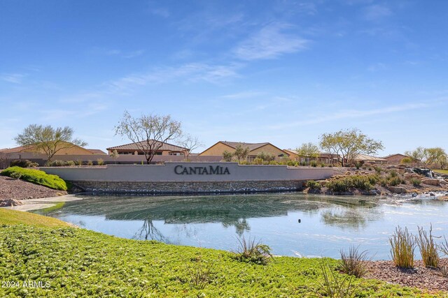 16918 S 180th Dr, Goodyear, AZ 85338 - birds eye view of property with a residential view and a water and mountain view