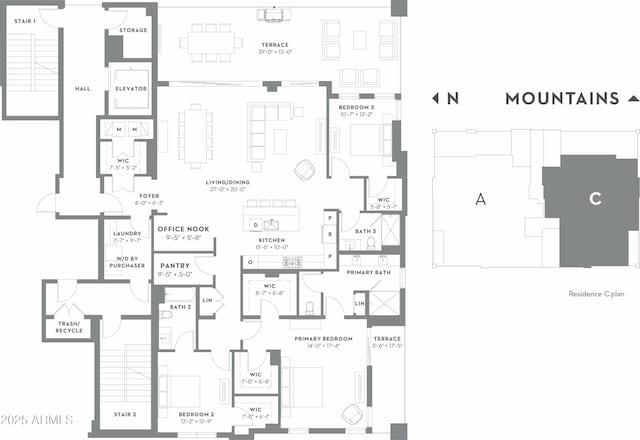 19355 N 73rd Way Unit E-2015, Scottsdale, AZ 85255 - property floor plan