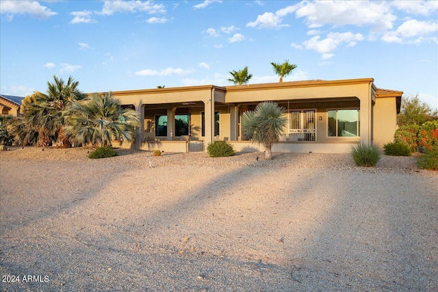 view of front of home