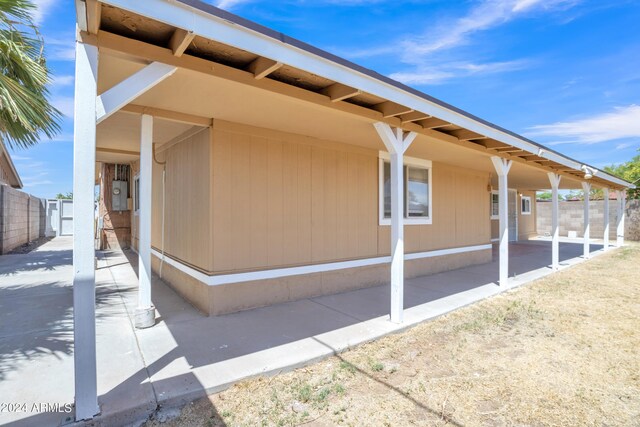 view of outbuilding