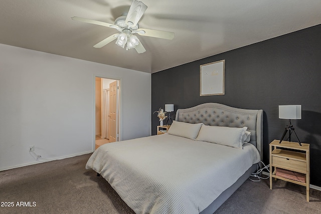 11101 E Abilene Ave, Mesa, AZ 85208 - bedroom with carpet floors and ceiling fan