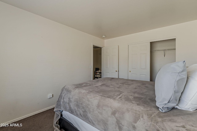 11101 E Abilene Ave, Mesa, AZ 85208 - carpeted bedroom featuring baseboards and a closet