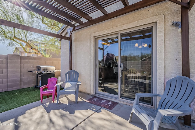 11101 E Abilene Ave, Mesa, AZ 85208 - view of patio / terrace featuring area for grilling and a pergola