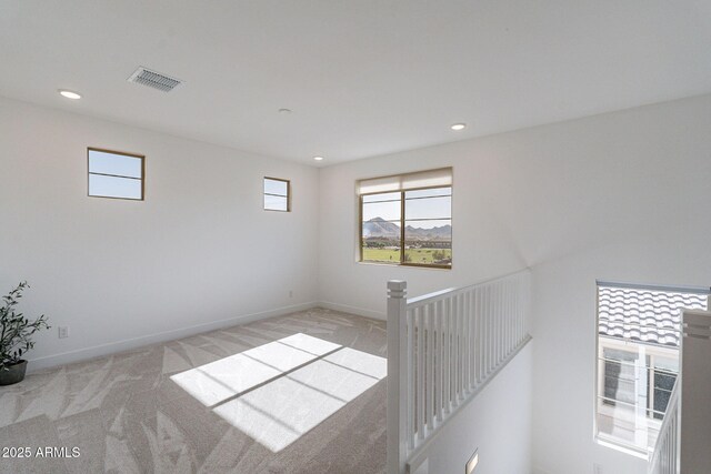 22822 E Watford Dr, Queen Creek, AZ 85142 - carpeted empty room with recessed lighting, visible vents, and plenty of natural light