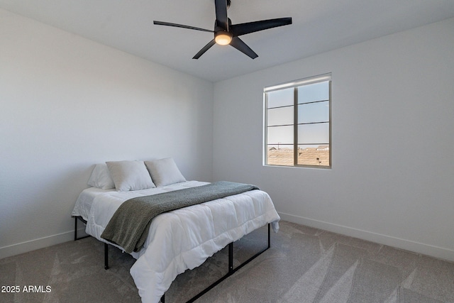 22822 E Watford Dr, Queen Creek, AZ 85142 - carpeted bedroom with baseboards and ceiling fan