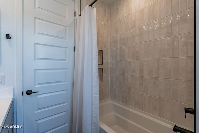 22822 E Watford Dr, Queen Creek, AZ 85142 - full bathroom with shower / bathtub combination with curtain