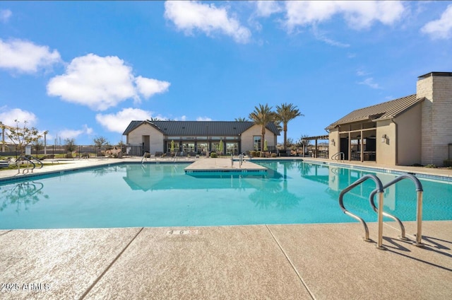 22822 E Watford Dr, Queen Creek, AZ 85142 - pool with a patio and fence