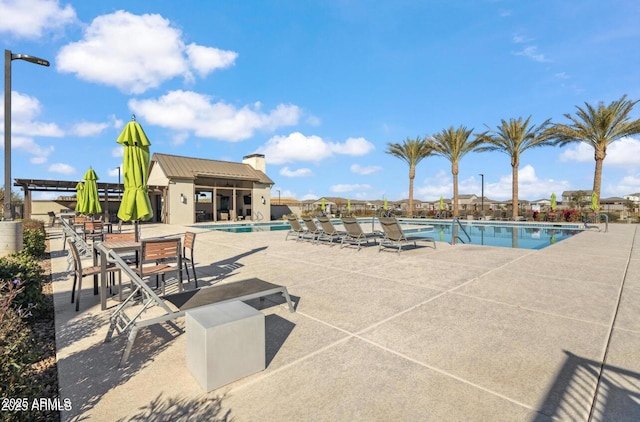 22822 E Watford Dr, Queen Creek, AZ 85142 - community pool with a patio area