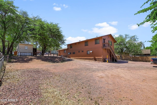 603 S Colcord Rd, Payson, AZ 85541 - back of house with stairs