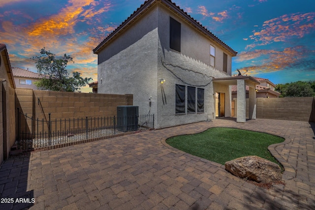 1090 S Bogle Ct, Chandler, AZ 85286 - rear view of house with a patio, stucco siding, and a fenced backyard