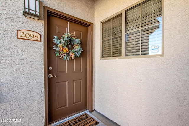 view of entrance to property