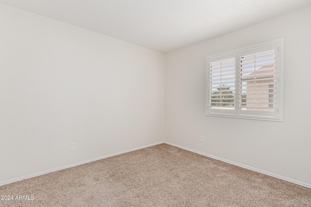 empty room with carpet floors