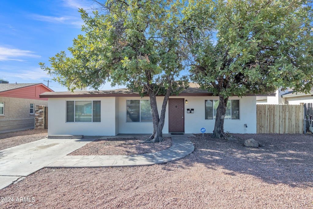 view of ranch-style home