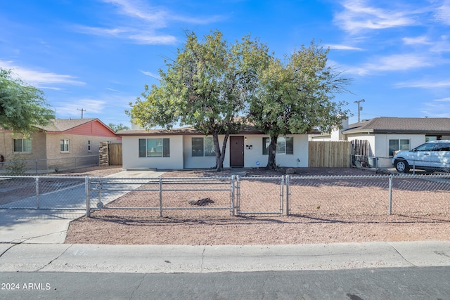 view of ranch-style home