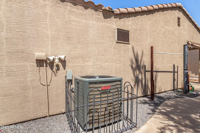 2063 S Edgewater, Mesa, AZ 85209 - exterior view of a cooling unit and stucco siding