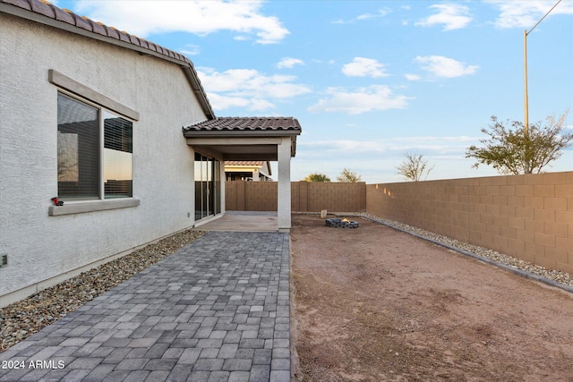 view of patio