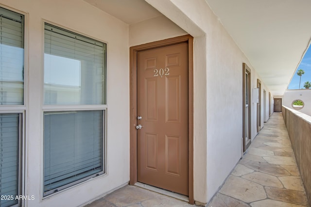 3619 E Monterosa St Unit 202, Phoenix, AZ 85018 - entrance to property featuring stucco siding