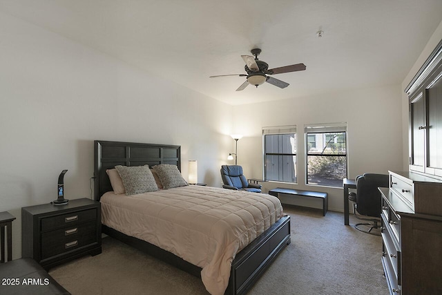 19700 N 76th St Unit 1058, Scottsdale, AZ 85255 - carpeted bedroom with ceiling fan