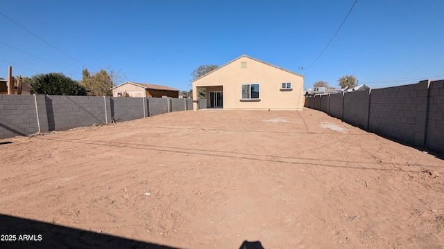 view of back of property