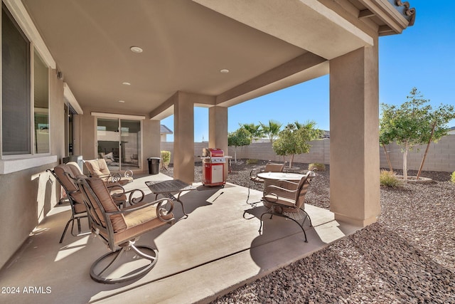 view of patio / terrace with grilling area