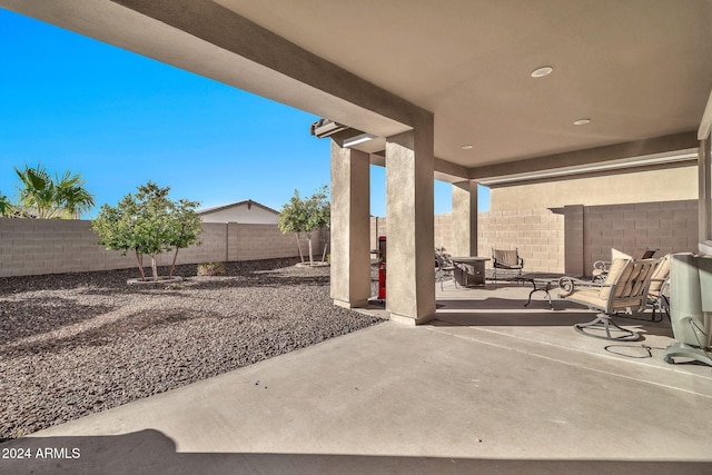 view of patio