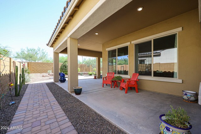 view of patio