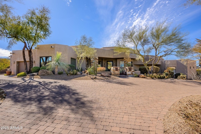 view of pueblo-style house