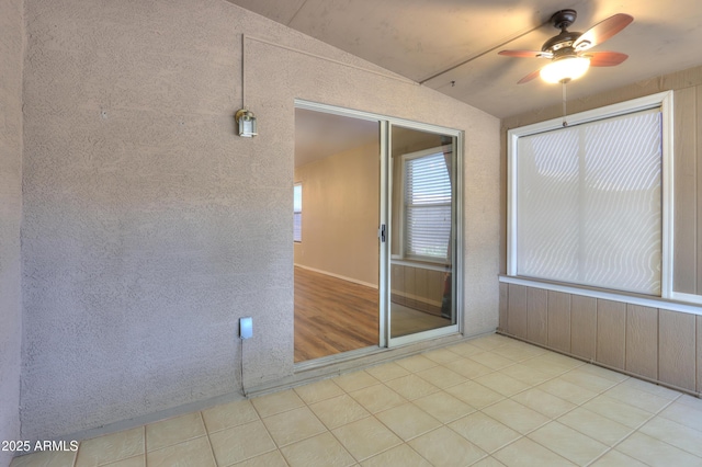 1563 E Peregrine Trl, Casa Grande, AZ 85122 - unfurnished sunroom with vaulted ceiling