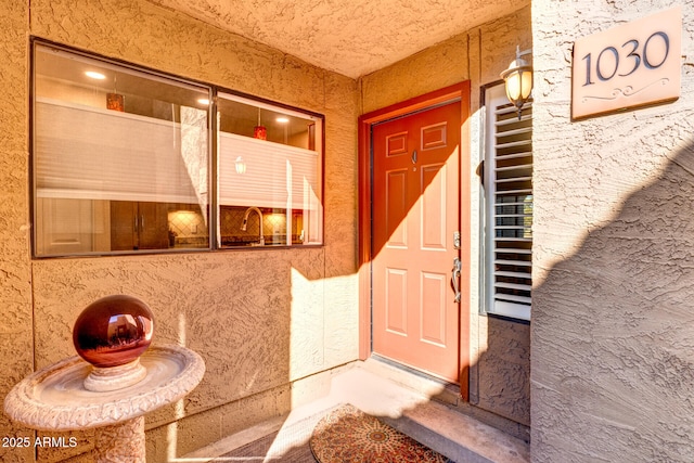 view of entrance to property