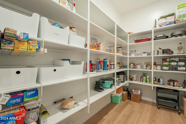 view of pantry