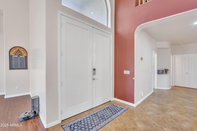 2642 S Joplin, Mesa, AZ 85209 - entryway with arched walkways and baseboards