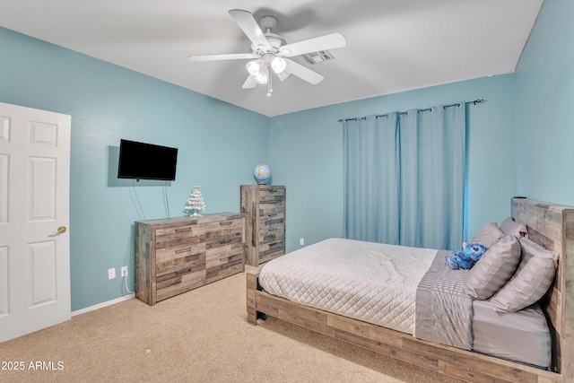 2642 S Joplin, Mesa, AZ 85209 - bedroom featuring carpet floors and a ceiling fan