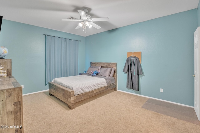 2642 S Joplin, Mesa, AZ 85209 - bedroom featuring carpet floors and ceiling fan