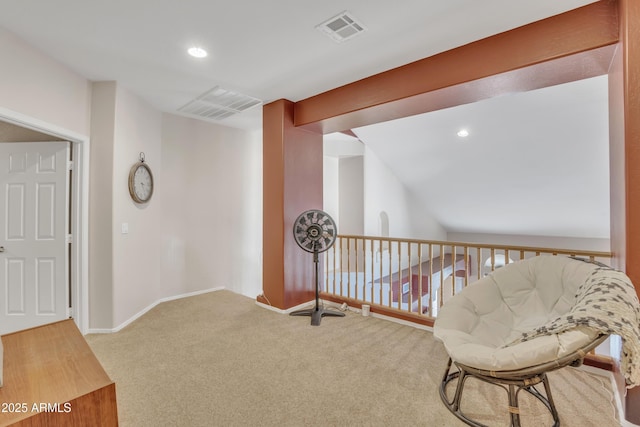 2642 S Joplin, Mesa, AZ 85209 - sitting room with carpet floors and recessed lighting