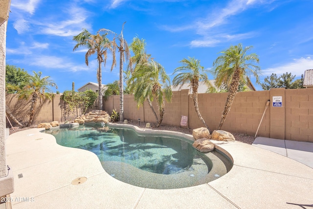 2642 S Joplin, Mesa, AZ 85209 - view of pool featuring a fenced backyard