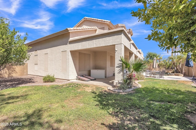 2642 S Joplin, Mesa, AZ 85209 - rear view of house featuring a patio and stucco siding