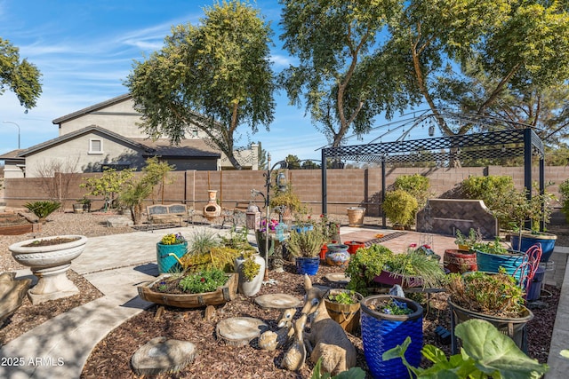 view of patio featuring a gazebo