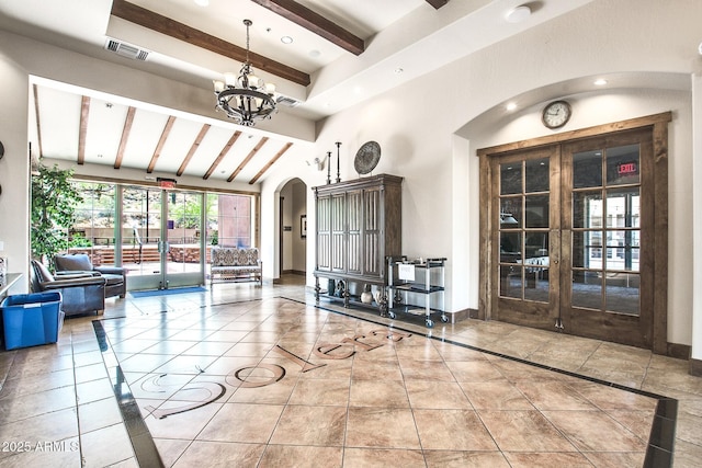 lobby featuring visible vents