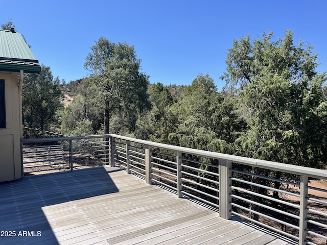 2160 S Moonlight Dr, Star Valley, AZ 85541 - view of wooden terrace