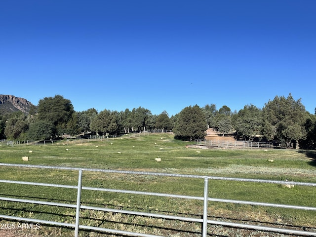 2160 S Moonlight Dr, Star Valley, AZ 85541 - view of yard with a view of countryside